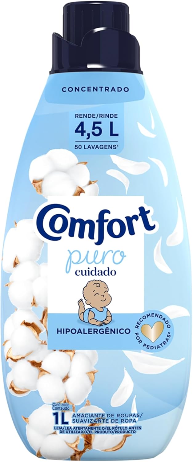 Amaciante Concentrado Comfort Puro Cuidado 1 L