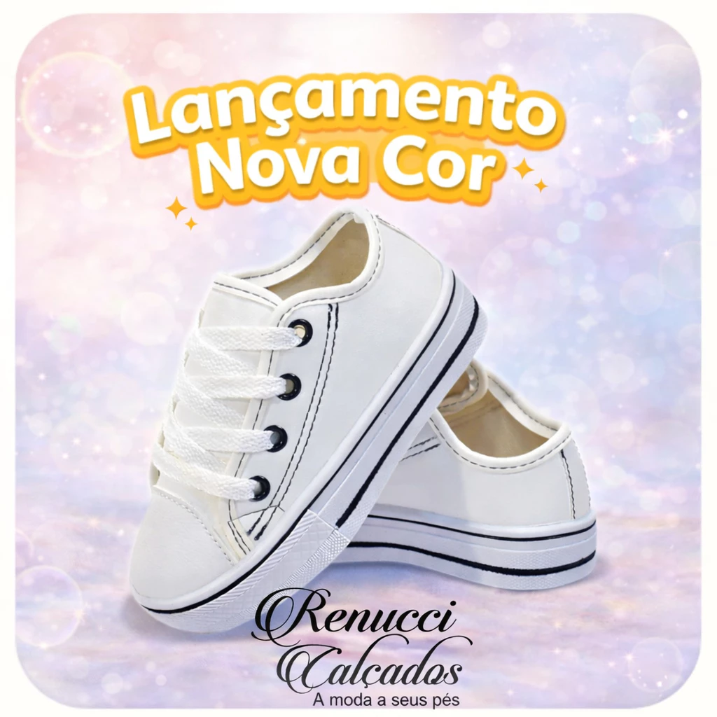 Tenis Baby Renucci Menina Menino Casual Bebe Confortavel Barato