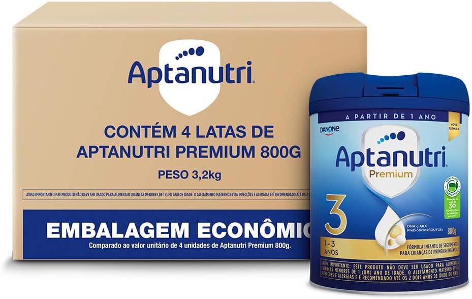 Aptanutri 3 Premium - Pack Com 4 unidades de 800g - 3 2kg