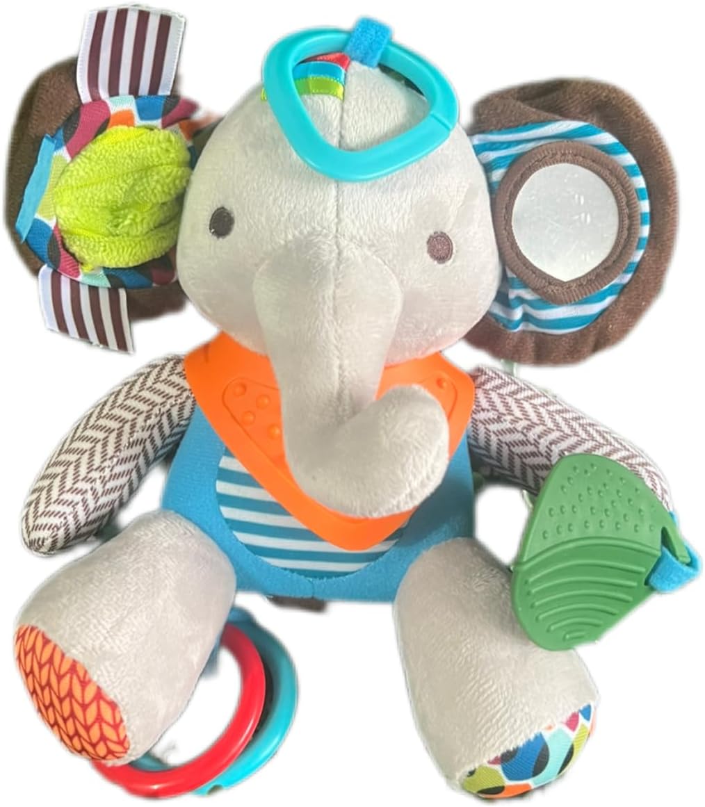 Pelúcia Sensorial infantil Conforto de bebê  Elefante 