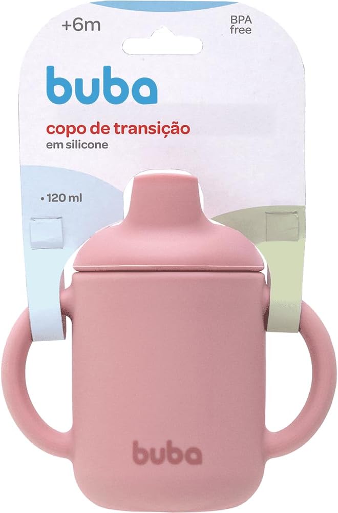 Buba Copo Em Silicone Rosa