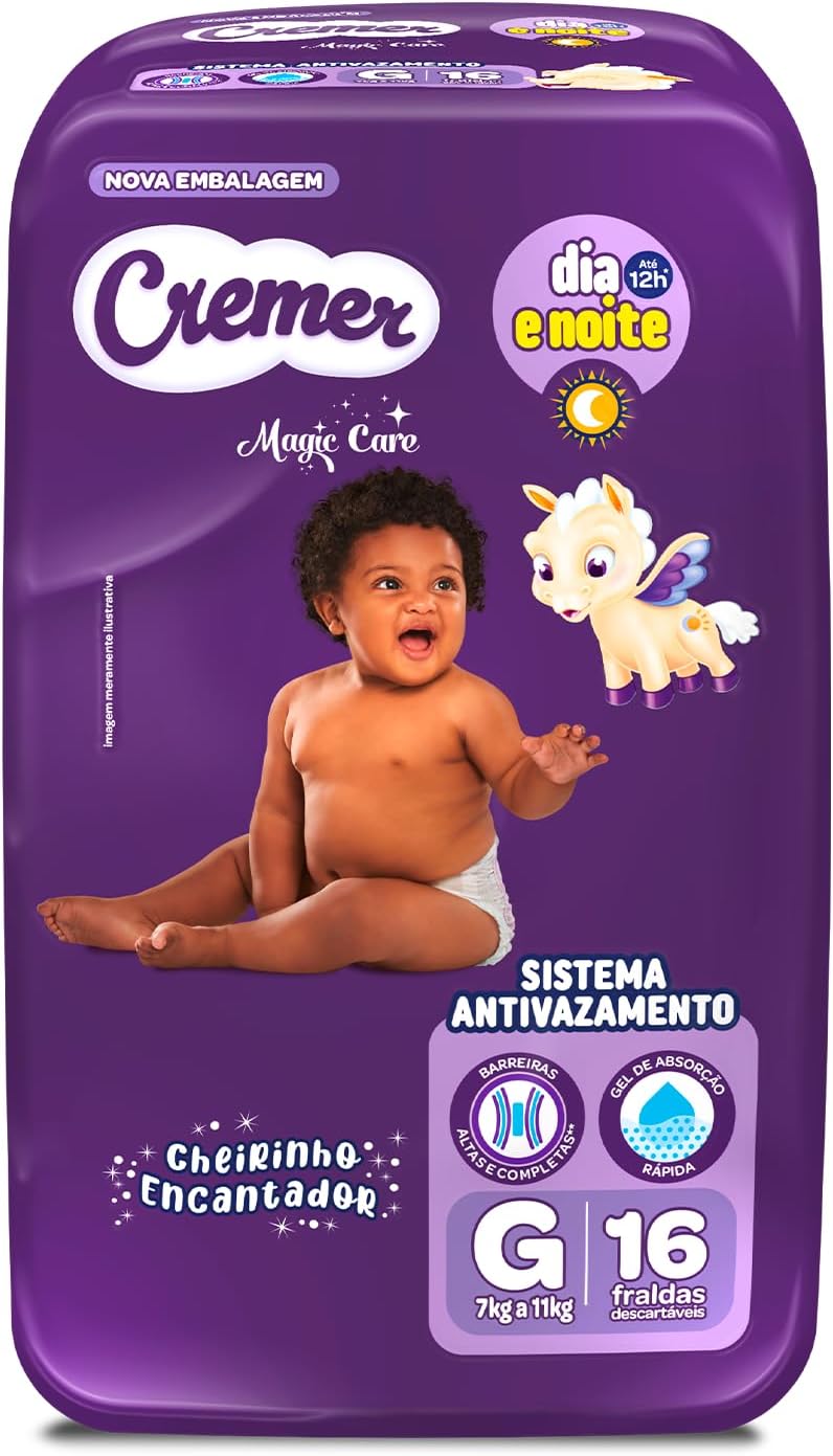 Fralda Cremer Jumbinho G 16 Unidades
