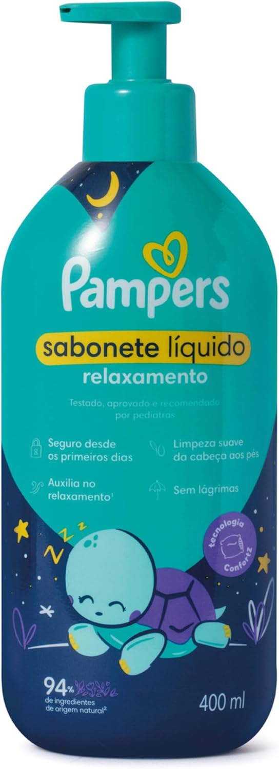 PAMPERS SABONETE LÍQUIDO RELAXAMENTO 400ml