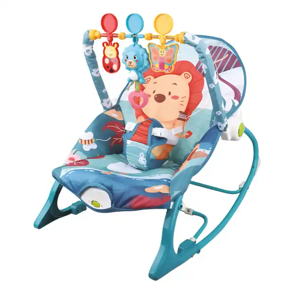 Cadeira de Descanso e Balanço Bebê Musical Fun Time - Felix Leão - Maxi Baby