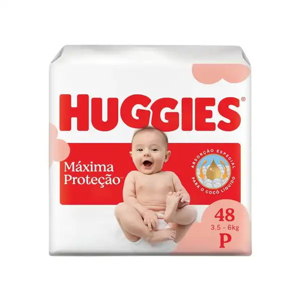 Fralda Huggies Supreme Care P 48 unidades