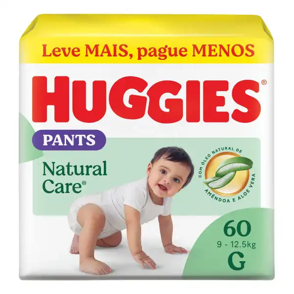 Huggies Natural Care Grande (G) 60 unid