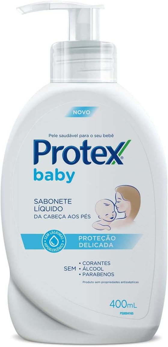 Sabonete Líquido Bebê Protex Baby Delicate Care 400ml