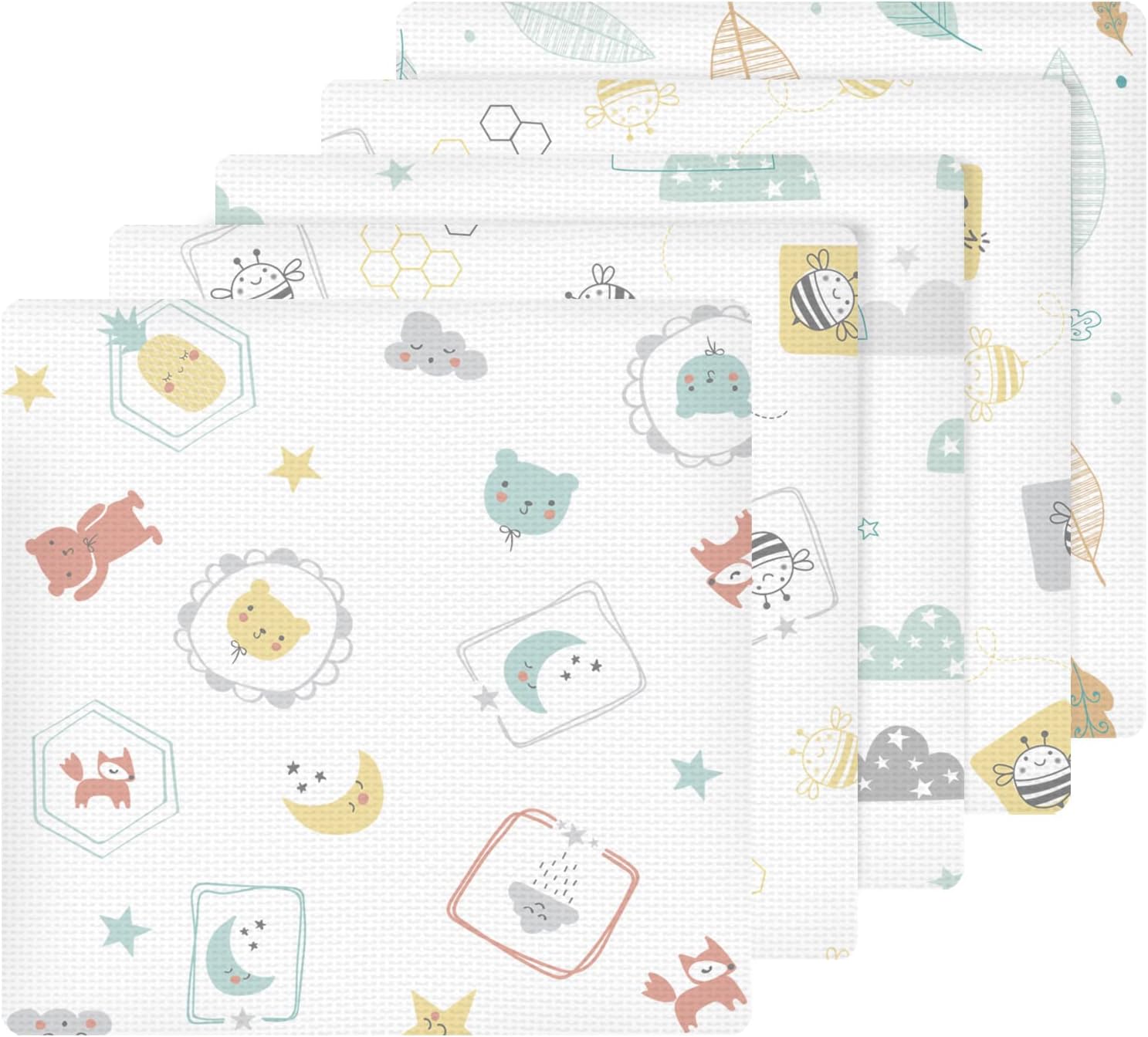 Papi Textil Toalha De Fralda Papi Especial 70 Estampada 100Cm X 70Cm Contem 03 U...