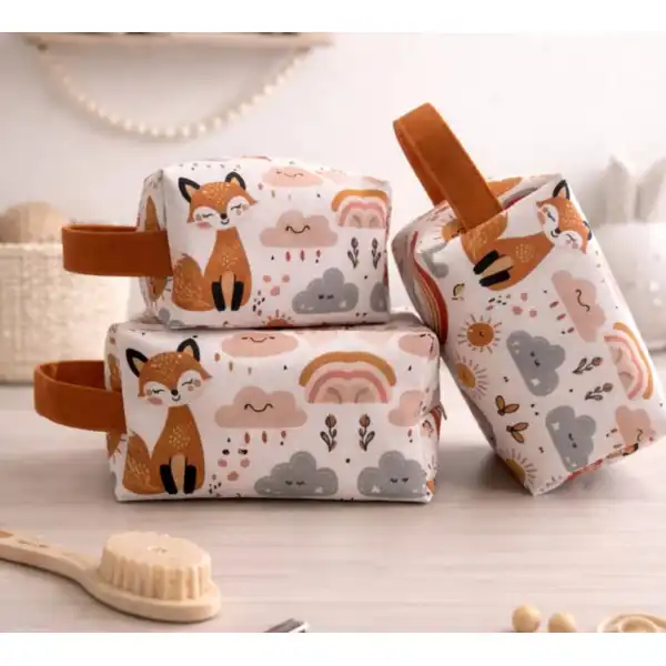 3 Bolsa Necessaire Organizador de Maternidade Infantil Com Alça Necessaire de b...
